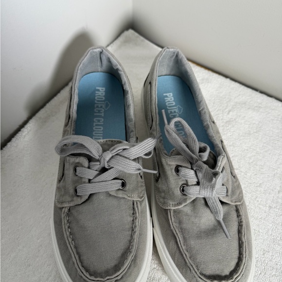 Project Cloud Gray Boat Shoes Size 9 - Picture 4 of 8